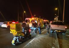 أثناء نقل المصاب من كفر قرع