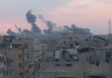 شهيد شرق البريج وغارات ونسف منازل شرقي غزة وخانيونس