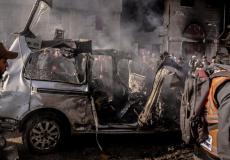 قصف إسرائيلي استهدف مركبة عند مفترق العباس قبل أيام