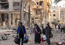 نزوح أهالي مخيم نور شمس - أرشيف