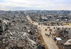 الدمار في غزة - تعبيرية