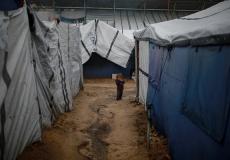 خيام النازحين في قطاع غزة
