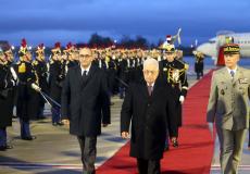 الرئيس عباس يصل فرنسا