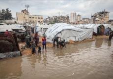 غرق خيام النازحين