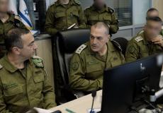 رئيس الأركان الإسرائيلي إيال زامير خلال الاجتماع الأمني اليوم