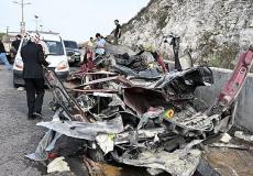 صورة توضيحية لغارة إسرائيلية على سيارة في جنوب لبنان (Getty images)