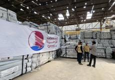 قطر توزع الآلاف من خيام الإيواء على الأسر المتضررة في غزة