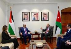 لقاء حسين الشيخ وأيمن الصفدي