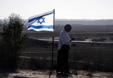 من مسيرة باتجاه غزة للمطالبة بإعادة الاستيطان في القطاع (Getty Images)