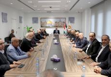 لقاء حسين الشيخ مع وفد من المتقاعدين العسكريين