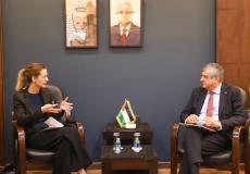 لقاء وزير الأشغال مع مديرة مكتب الأمم المتحدة لخدمات المشاريع