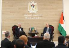 رئيس الوزراء الفلسطيني ووزير الصحة