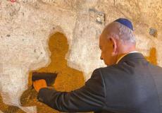  اقتحام رئيس حكومة الاحتلال بنيامين نتنياهو ساحة البراق