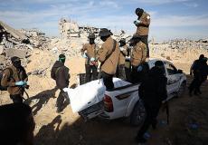 تسليم جثمان أسير إسرائيلي شمال قطاع غزة