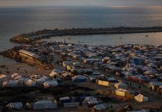 خيام النازحين في قطاع غزة