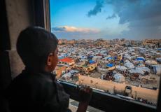خيام النازحين في قطاع غزة