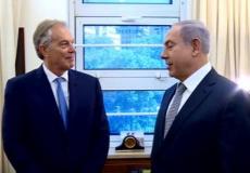 لقاء سري بين نتنياهو وبلير لبحث إدارة غزة