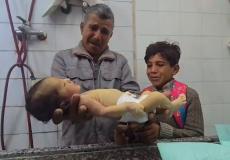 وفاة طفل رضيع في دير البلح بسبب البرد القارس