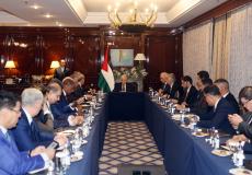 الرئيس عباس يستقبل السفراء العرب المعتمدين لدى روسيا