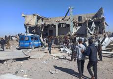 قصف مقر شرطة الشيخ روضوان