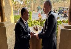 وزير الخارجية المصري بدر عبد العاطي مع ملادينوف - أرشيف