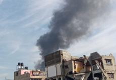 غزة: حريق ببناية سكنية إثر قصف مسيرة لمولد كهرباء