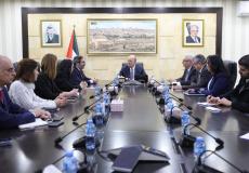 اجتماع محمد مصطفى مع الوفد الأممي