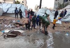 بلدية غزة: نعمل على مدار الساعة لتصريف مياه الأمطار