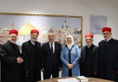 حسين الشيخ يستقبل وفداً من الطائفة السامرية ويؤكد على وحدة النسيج الوطني