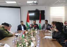 اجتماع لوزارة الزراعة الفلسطينية