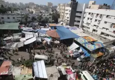 مجمع الشفاء الطبي في غزة