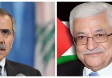 الرئيس عباس ورئيس الوزراء اللبناني