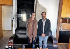 بيت الصحافة يستقبل هيذر سونر مسؤولة القسم السياسي بمكتب المنسق الخاص للأمم المتحدة