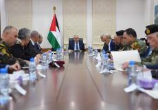 الشيخ يترأس اجتماعاً أمنياً لبحث مستجدات غزة والضفة