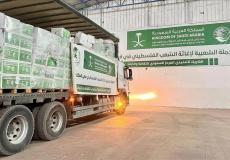 قافلة مساعدات سعودية تصل غزة