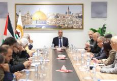 لقاء حسين الشيخ مع وفد من مؤسسات المجتمع المدني والأهلي