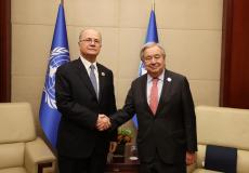 محمد مصطفى وغوتيريش