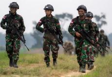 عناصر من الجيش الإندونيسي