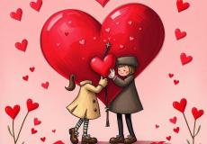 رسالة عيد الحب لزوجتي 2026