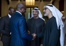 الشيخ خالد بن محمد بن زايد في إحدى المراسم الرسمية