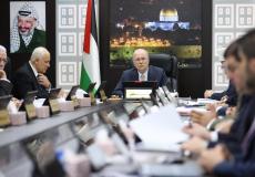 جلسة الحكومة الفلسطينية اليوم