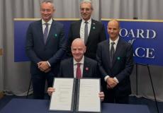 جانب من توقيع الاتفاقية