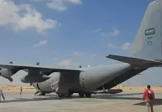 طائرة مساعدات سعودية