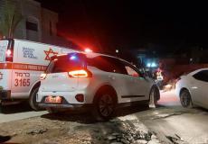 من مكان جريمة القتل في مدينة طمرة