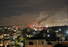 حرق عدد من المنازل والمركبات