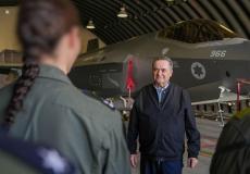 كاتس من قاعدة نفاطيم: هدفنا منع إيران من السلاح النووي