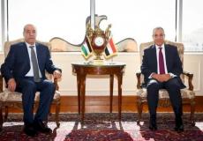 حسين الشيخ وبدر عبد العاطي