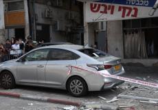 سقوط شظايا صاروخ انشطاري في تل أبيب أطلقته إيران