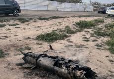 سقوط صاروخ في الجنوب وشظايا اعتراض قرب رهط بالنقب