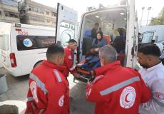 إجلاء مرضى عبر معبر رفح لتلقي العلاج في الخارج بمشاركة الهلال الأحمر